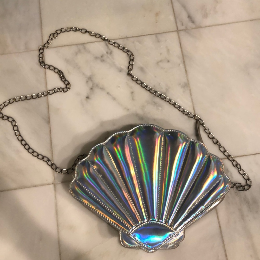 Iridescent Shell Purse